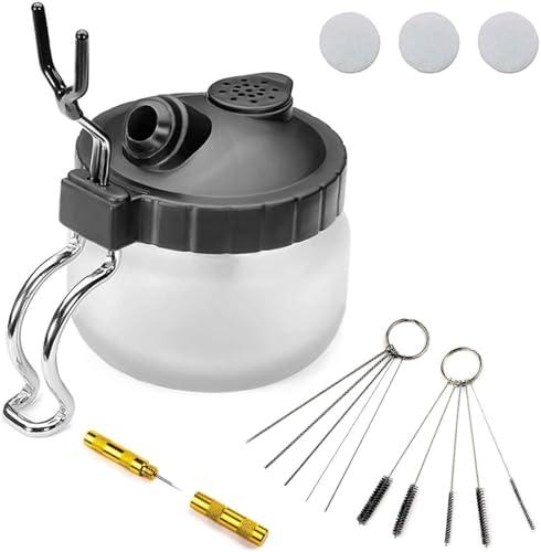 Airbrush Cleaning Kit Airbrush Cleaning Pot with Air Filter... - Loisirs Créatifs Amazon Royaume-Uni à 4.99€
