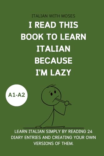 I read this book to learn Italian because I'M LAZY: Learn... - Réduction -74% à 5.80€