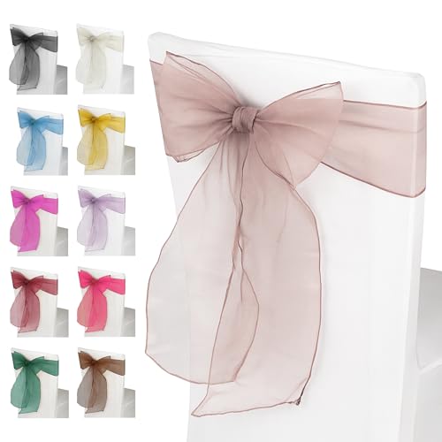 1 ceinture de chaise en organza or rose - Larges ceintures... - Maison & Cuisine en promo à 2.52€