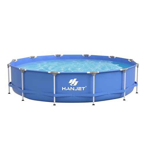 Hanjet Steel Frame Piscina con marco de polietileno... - High-Tech & Électronique Amazon Espagne à 114.66€