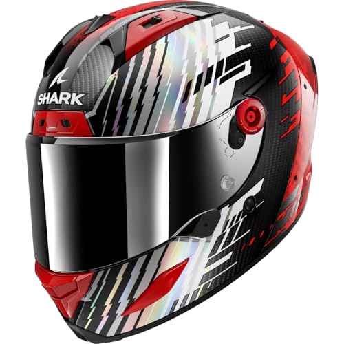 SHARK, Integraler Motorradhelm Aeron Edgy Carbon Red Chrome... - Auto & Motorcycle Amazon Germany à 265.28€
