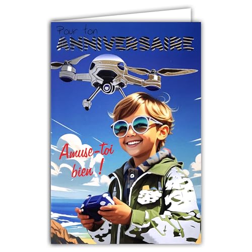 67-1283 Carte Pour ton Anniversaire Garçon qui Pilote un... - Jouets & Jeux en promo à 4.15€