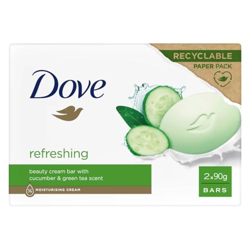 Dove Beauty Cream Bar Pepino y té verde, jabón refrescante... - Beauté & Parfums Amazon Espagne à 2.67€