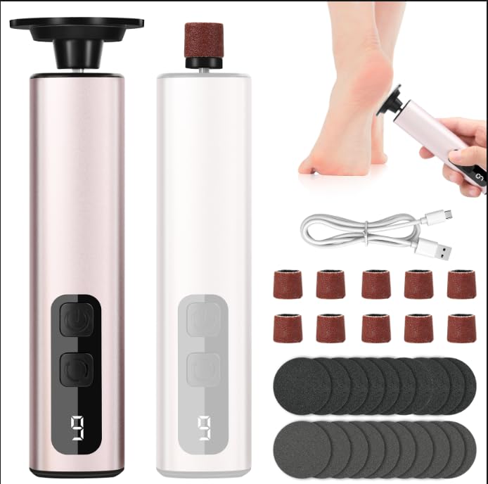 Daakro 2 in 1 Hornhautentferner Elektrisch, Rosa Fuß... - Beauté & Parfums Amazon Allemagne à 11.39€