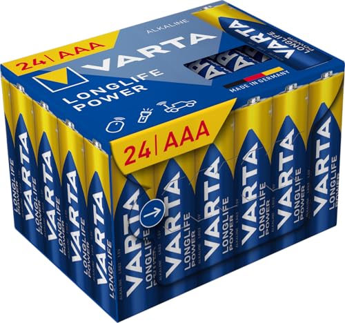 VARTA Pile AAA, confezione da 24, Longlife Power, Alcaline... - High-Tech & Électronique en promo à 10.28€