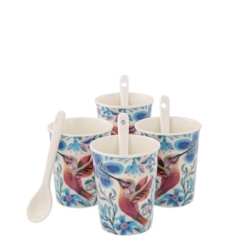 Allen Designs Hummingbird 4 Cups & Spoons Set - Bon plan à 4.99€