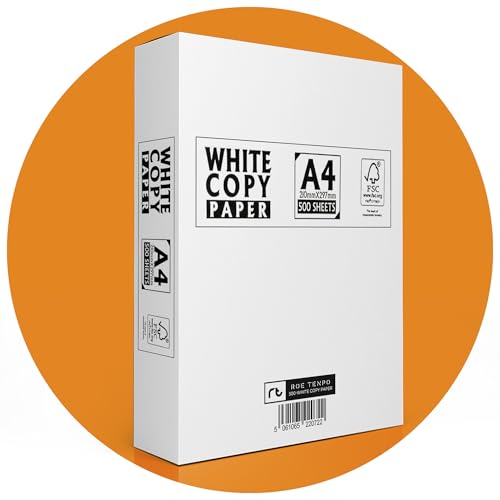 Roe Tenpo Multi-Purpose A4 Printer Paper, White, 500 Sheets... - Maison & Cuisine en promo à 3.00€