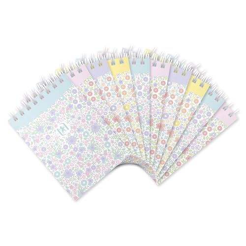 Oxford Bloc Lot de 10 Floral 7,4x10,5cm Ligné 6mm 140 Pages... - Auto & Moto Amazon France à 13.30€