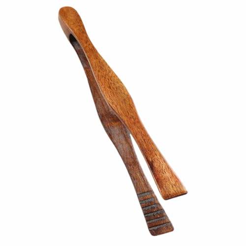 Cooking Tongs Wooden Clip Buffet Food Tongs Bread Steak... - Maison & Cuisine Amazon Royaume-Uni à 1.74€