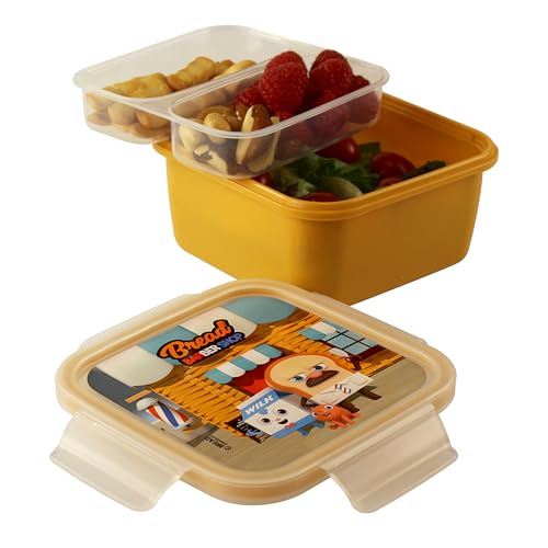 Boîte à lunch carrée SNIPS 0,8 L, décor de pâtisserie pour... - Auto & Moto en promo à 6.58€