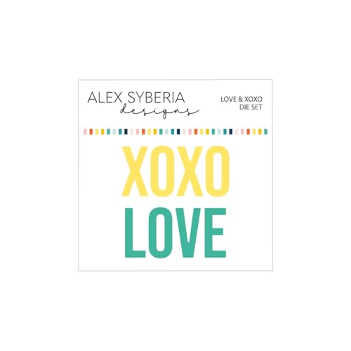 Alex Syberia Designs Love & XOXO Die Set - Loisirs Créatifs en promo à 3.62€