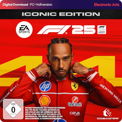 F1 25 Iconic Edition PCWin | Download Code EA App | Deutsch - High-Tech & Électronique Amazon Allemagne à 39.99€
