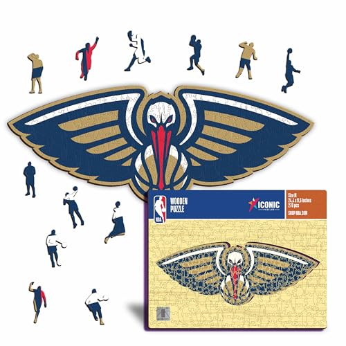 Iconic Puzzles - New Orleans Pelicans, Logo, Puzzle di... - Jouets & Jeux en promo à 39.57€