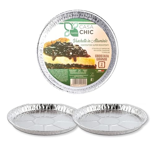 CasaChic Aluminiumbehälter für große Torten, 2 Stück –... - Home & Kitchen Amazon Germany à 4.49€