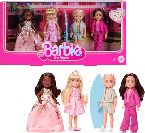 Barbie The Movie Chelsea, confezione da 4 bambole da... - Jouets & Jeux Amazon Italie à 39.10€