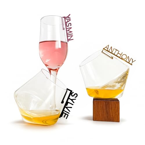 Marcadores de Nombre para Bebidas – Etiquetas Colgantes... - Fournitures Bureau Amazon Espagne à 0.90€