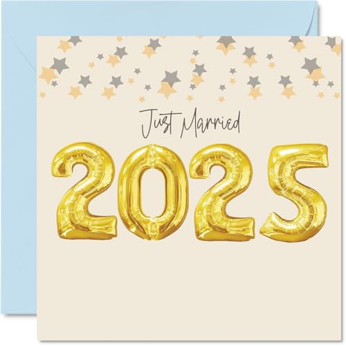 Wedding Cards for Bride and Groom - Just Married 2025... - Livres & eBooks Amazon Royaume-Uni à 2.35€