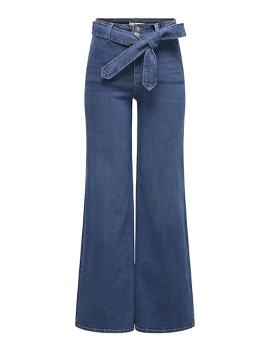 ONLY Onlastoria HW Widednm PIM, Medio De Mezclilla Azul... - Bon plan à 13.25€