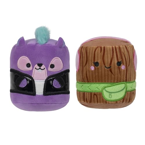 Squishmallows Chewmees 3.5-Inch Jean Squirrel + Brigitte... - Animalerie Amazon Royaume-Uni à 2.70€