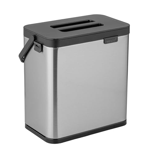 WENKO Collecteur de déchets Mod, Colin poubelle inox... - Home & Kitchen Amazon France à 12.60€