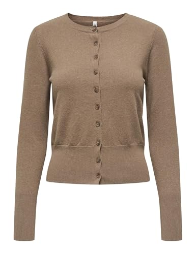 Onlama Life LS Button CC KNT - Cárdigan, Coconut Toasted, M - Bon plan à 9.94€