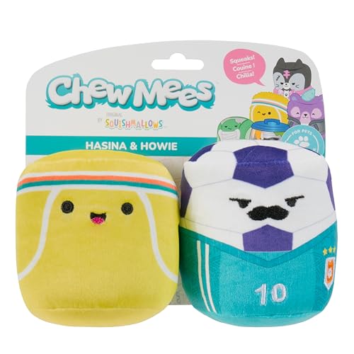 Squishmallows Chewmees 3.5-Inch Hasina Tennis Ball + Howie... - Sports & Fitness Amazon Royaume-Uni à 2.70€
