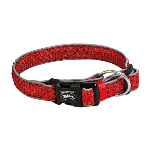 Nobby Mesh Air Collar L-XL 32 mm 50-65 cm Red - Pet Supplies Amazon UK à 7.95€