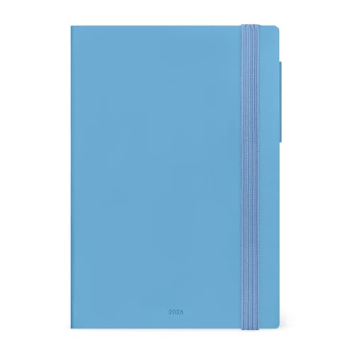 Legami - Agenda hebdomadaire moyen 2026, rétro bleu, 12... - Fournitures Bureau en promo à 7.97€