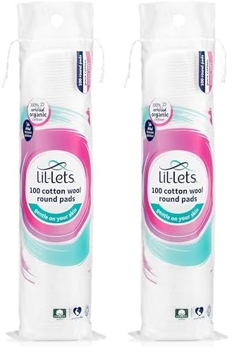 Lil-Lets Cotton Wool Round Pads, 100 Count, Certified... - Sports & Fitness en promo à 3.70€