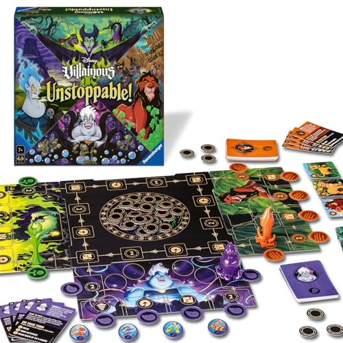 Ravensburger Disney Villainous Game - Unstoppable Strategy... - Jouets & Jeux Amazon Royaume-Uni à 14.80€