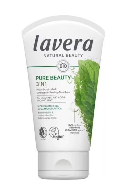 lavera Pure Beauty - Mascarilla exfoliante 3 en 1, limpieza... - Beauté & Parfums en promo à 7.60€