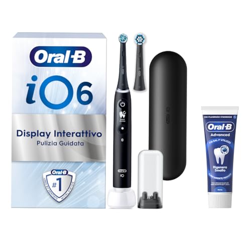 Oral-B Spazzolino Elettrico Ricaricabile iO 6N Nero, 1... - Beauté & Parfums en promo à 119.92€