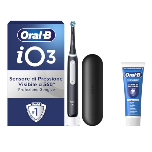 Oral-B Spazzolino Elettrico Ricaricabile iO 3 Nero, 1... - Beauty & Fragrances Amazon Italy à 59.99€