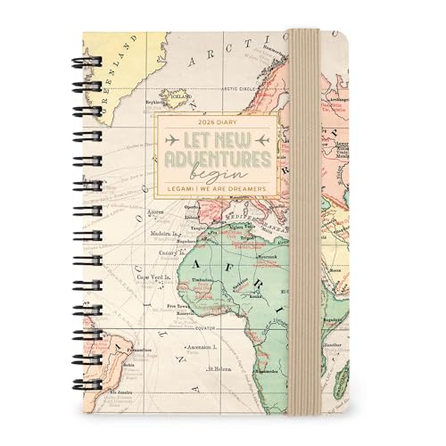 Legami - Agenda hebdomadaire Spiralata Small 2026, Travel... - Animalerie Amazon France à 4.97€