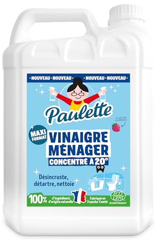 Paulette - Vinaigre Ménager Ultra Concentré 20° Framboise... en promo à 9,30€ (-43%) sur Amazon FR