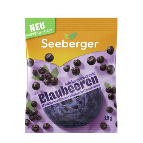 Seeberger Myrtilles lyophilisées, 15 g en promo à 2,59€ (-52%) sur Amazon FR