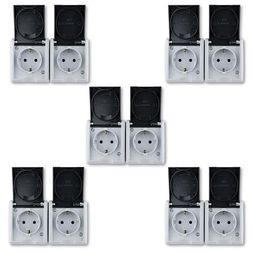 REV AquaForm - Juego de 5 enchufes dobles para ambientes... - Jouets & Jeux en promo à 14.05€