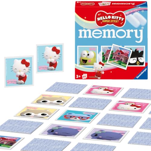 Ravensburger Hello Kitty Mini Memory Game for Kids Age 3... - Jouets & Jeux en promo à 2.70€