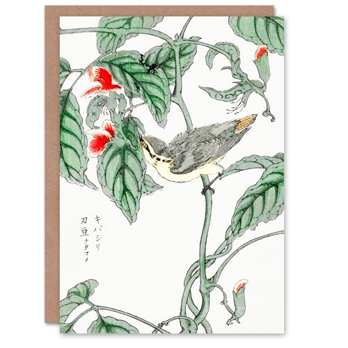 Artery8 Numata Kashu Art Card Tree Creeper and Pea Japanese - Maison & Cuisine Amazon Royaume-Uni à 2.00€