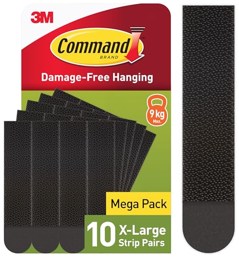 Command Picture Hanging Strips, Black, X-Large, 10 Pairs... - Maison & Cuisine en promo à 7.30€