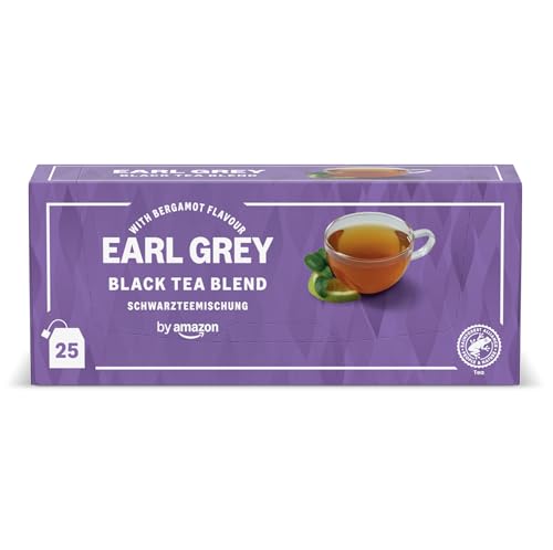 by Amazon Earl Grey Schwarztee mit Bergamotte - 25 Teebeutel - High-Tech & Électronique Amazon Allemagne à 1.27€