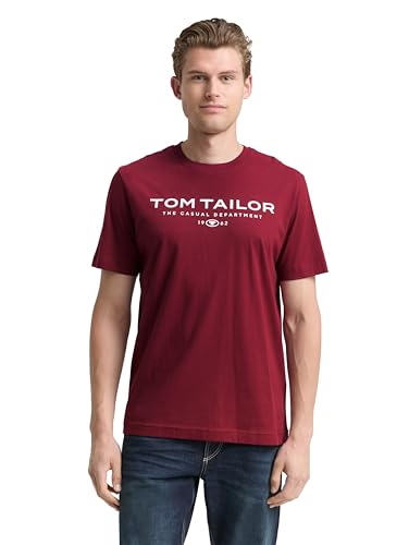 TOM TAILOR 1045773 Camiseta para Hombre, 14155-Cabarnet... - Sports & Fitness Amazon Espagne à 12.52€