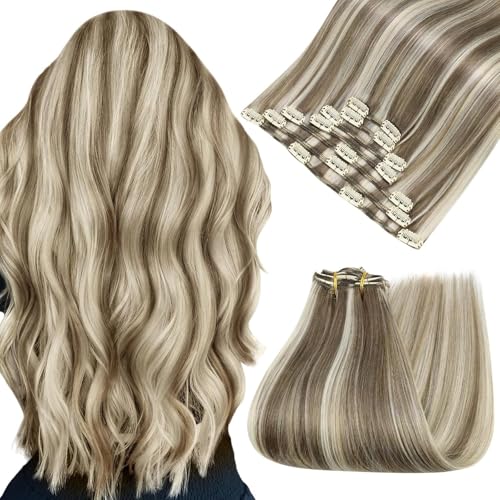 Easyouth Blonde Extension Cheveux Naturel Clip Invisible... - Mode & Vêtements en promo à 63.99€