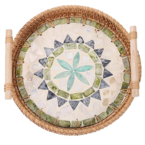 Ciieeo Runder Weidenkorb Servierteller Mit Doppelten... - Maison & Cuisine Amazon Allemagne à 15.09€