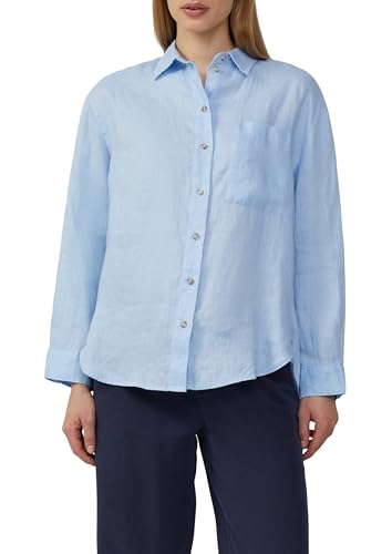 s.Oliver Blusa de Lino Puro de Gran tamaño, Azul Claro, 44 - Amazon Espagne à 18.60€