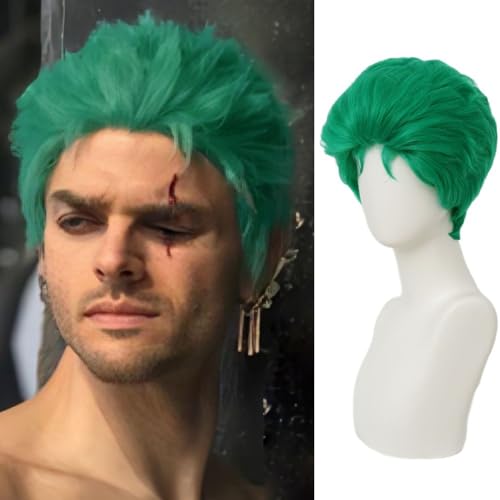 Siudus Perruque courte verte anime pour homme - En fibre... en promo à 17,57€ (-40%) sur Amazon FR