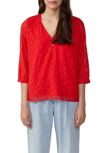s.Oliver Bluse aus Struktur-Chiffon im Relaxed Fit - Amazon Allemagne à 18.71€