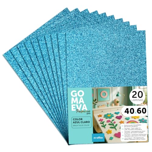 Fogli di Gomma Eva Colorata Glitterata, Gomma Crepla per... - Maison & Cuisine Amazon Italie à 18.53€