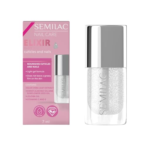 Semilac Gel Elixir für Nägel & Nagelhaut – mit Aloe... - Bricolage & Outils Amazon Allemagne à 3.20€