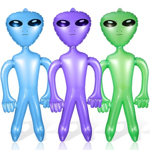Lot de 3 ballons gonflables extraterrestres pour Halloween... - Sports & Fitness en promo à 7.00€